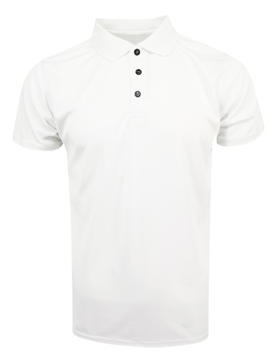 [QDP5300-2XS] QDP 53 Quick Dry Polo S/Sleeve (2XS, White)